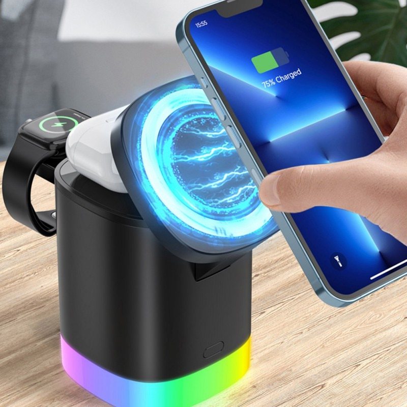 3-in-1 Magnetic Wireless Fast Charger β Charge Smarter, Charge Faster!