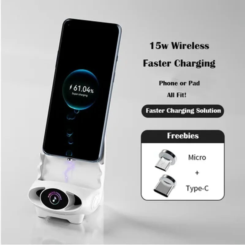 Multi-Function Fast Charge Wireless Mini Chair Phone Stand β Stylish & Practical!