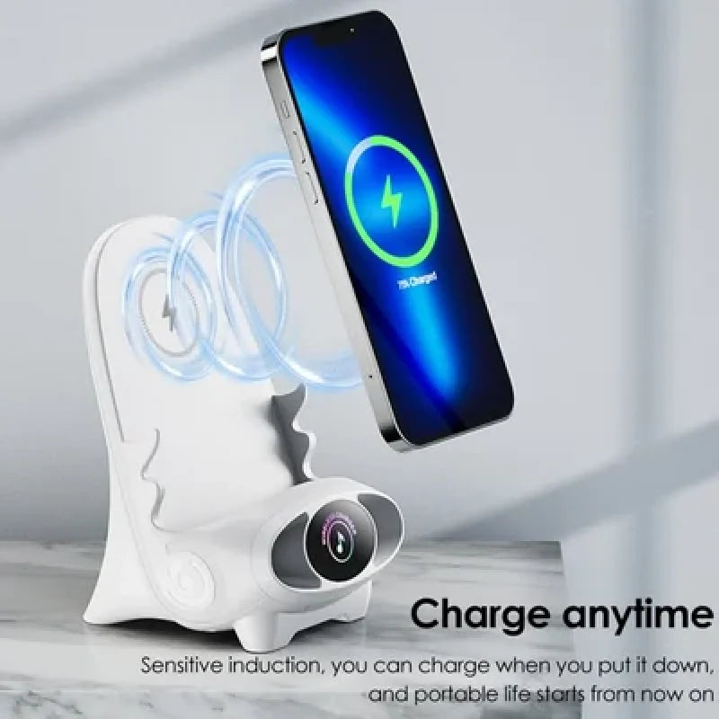 Multi-Function Fast Charge Wireless Mini Chair Phone Stand β Stylish & Practical!