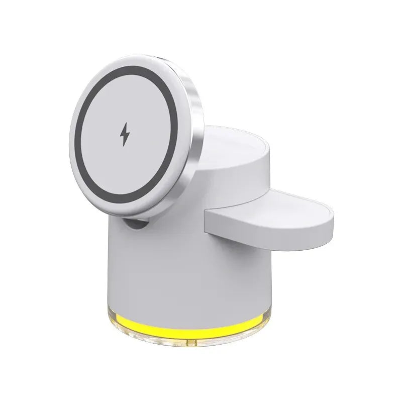 3-in-1 Foldable Magnetic Wireless Charger – Fast & Convenient Charging for All Your Apple Devices!