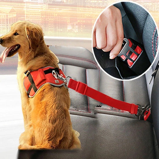 Adjustable Pet Car Seat Belt – Keep Your Furry Friend Safe on the Road!