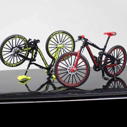 Mini 1:10 Alloy Bicycle Model Diecast Metal Finger Mountain Bike