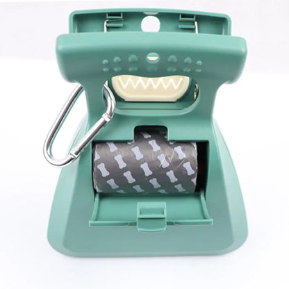 Portable Dog Poop Bag Dispenser & Foldable Pooper Scooper – Hassle-Free Cleanup!