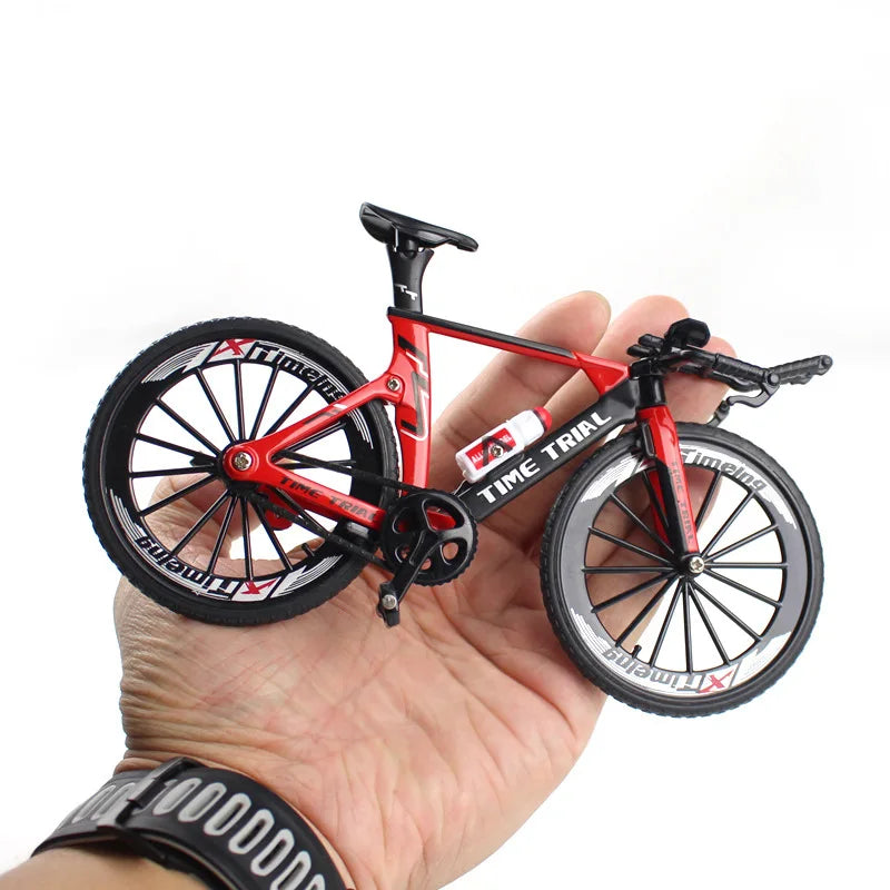 Mini 1:10 Alloy Bicycle Model Diecast Metal Finger Mountain Bike