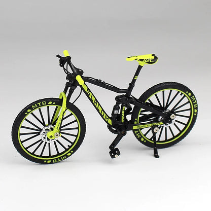 Mini 1:10 Alloy Bicycle Model Diecast Metal Finger Mountain Bike