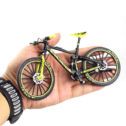 Mini 1:10 Alloy Bicycle Model Diecast Metal Finger Mountain Bike