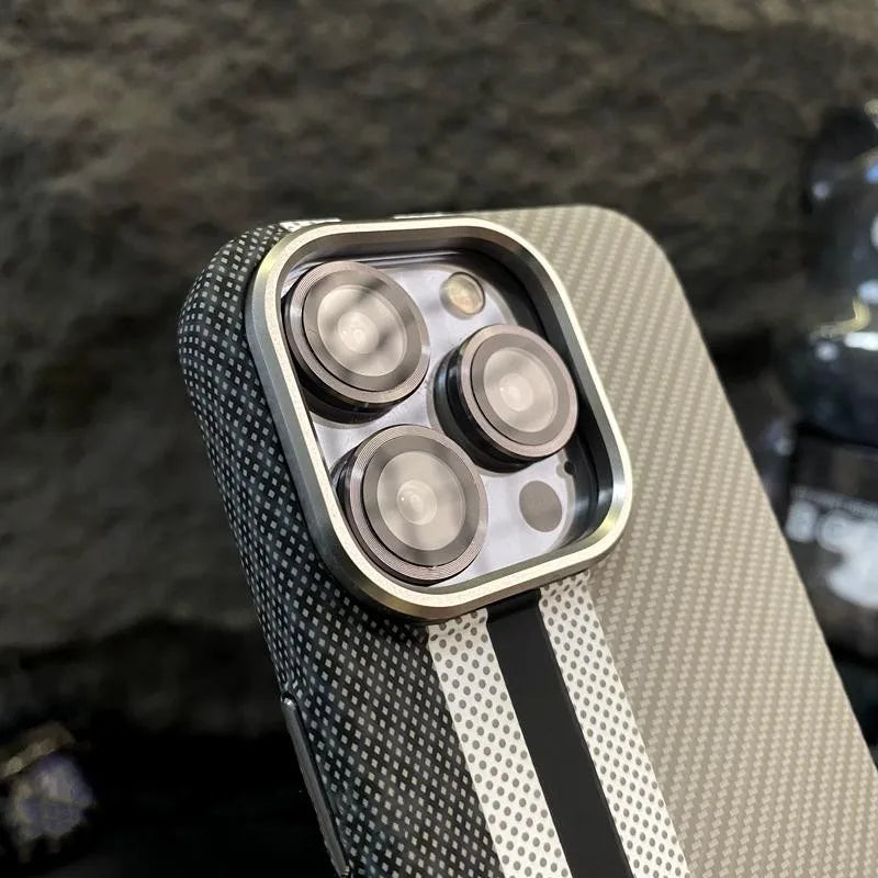 Hit Color Carbon Fibre Relief Texture MagSafe Phone Case for iPhone 16, 15 Pro Max, 15, 14, 13, 12, iPhone case