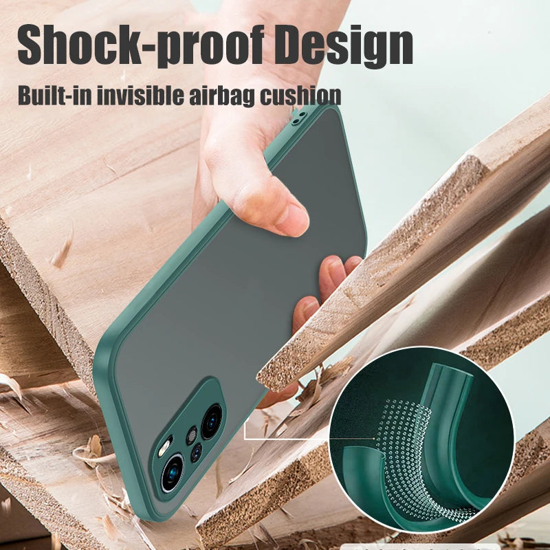 Luxury Matte Case For Samsung Shockproof Armor Bumper Cover