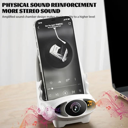 Multi-Function Fast Charge Wireless Mini Chair Phone Stand – Stylish & Practical!