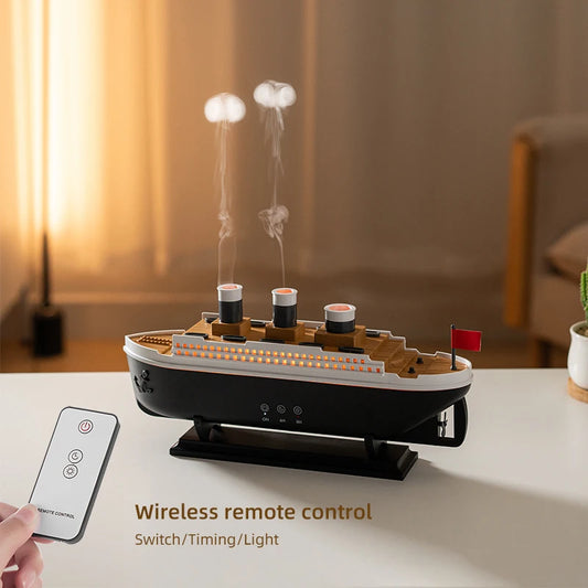 Titanic Ship Aroma Diffuser – Elegant Mist, Relaxing Ambiance!
