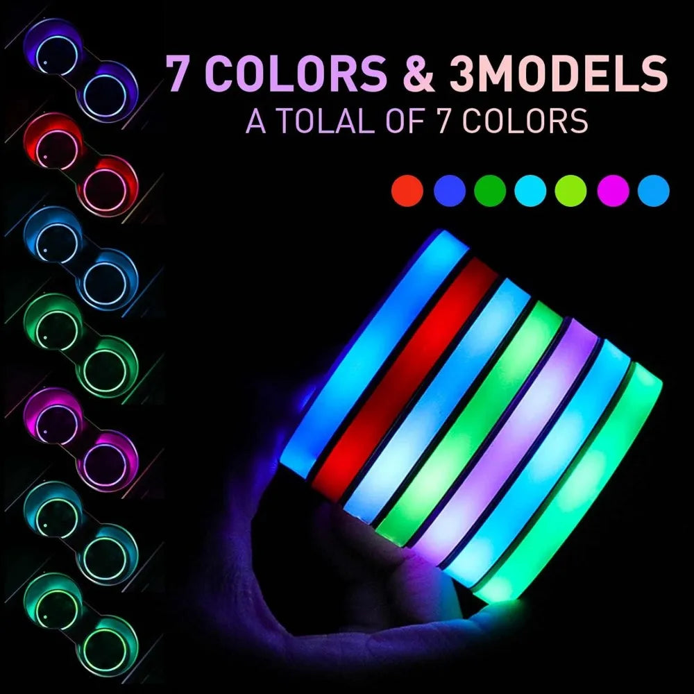 Waterproof LED Cup Pad – Light Up Your Ride!