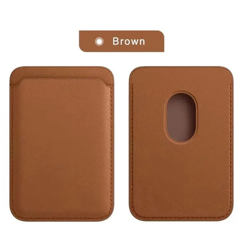 Leather Wallet Case For iPhone Magsafe Wallet Leather