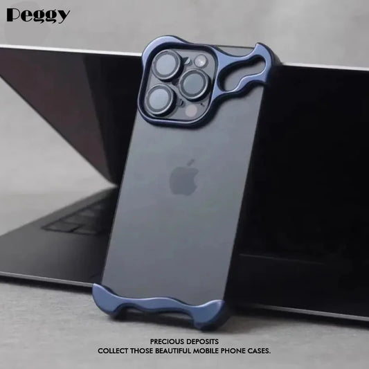 Premium Titanium Metal Phone Case – Ultimate Protection for Your iPhone!