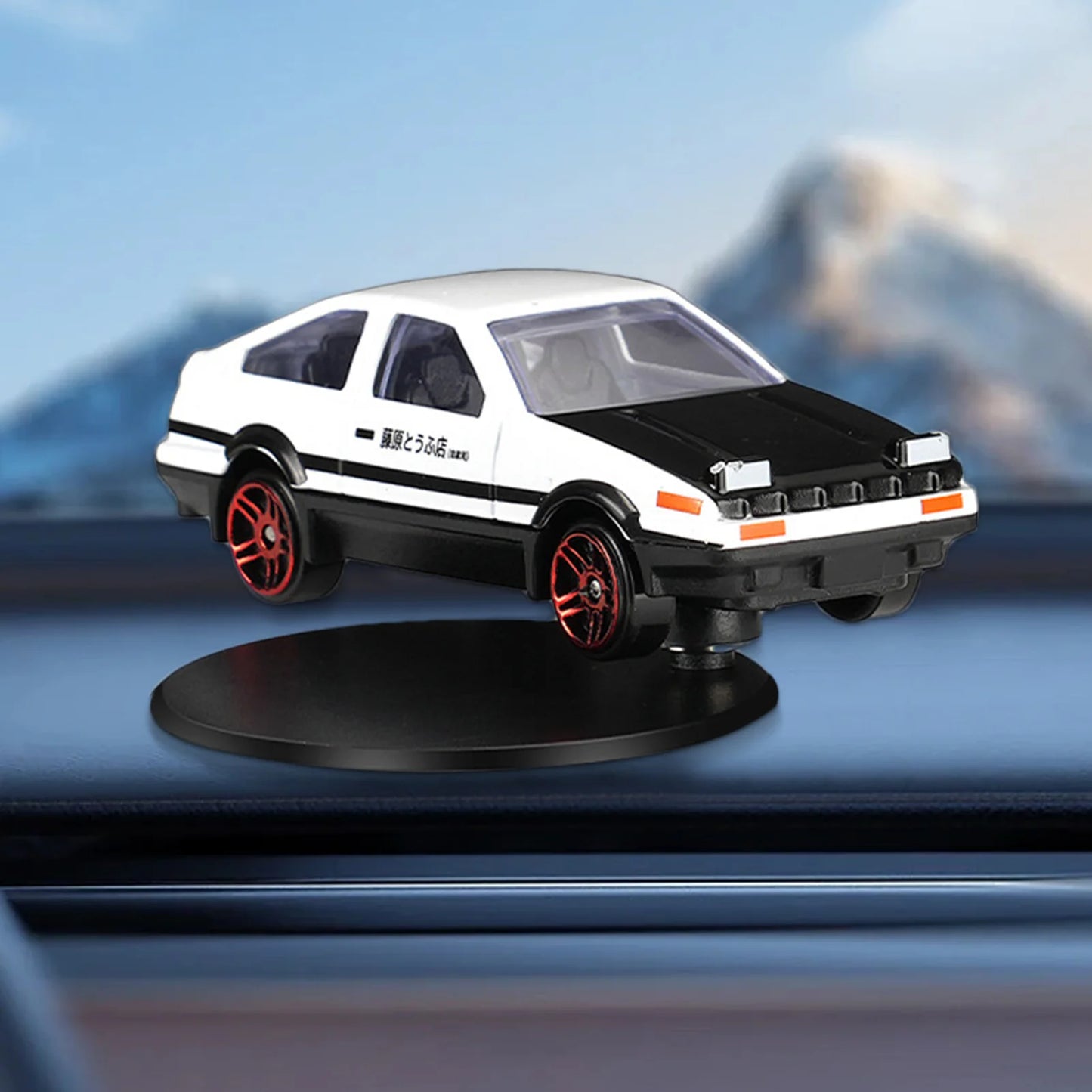 AE86 Drift Rotating Ornament – Classic JDM Dashboard Decoration!