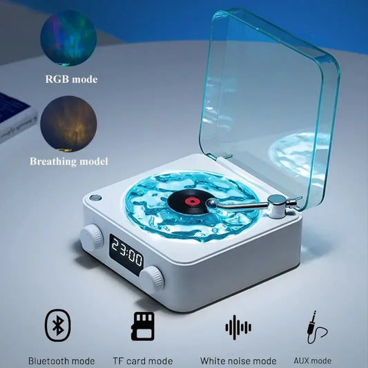 Waves Vinyl Player Bluetooth Speaker – Retro Vibes, Modern Sound!