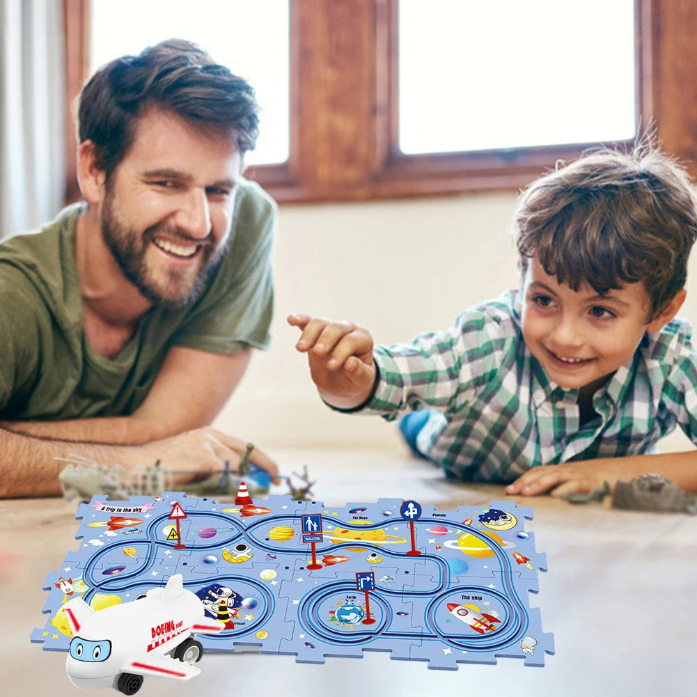 Puzzle Track Play Set – Interactive & Educational Fun for Kids!