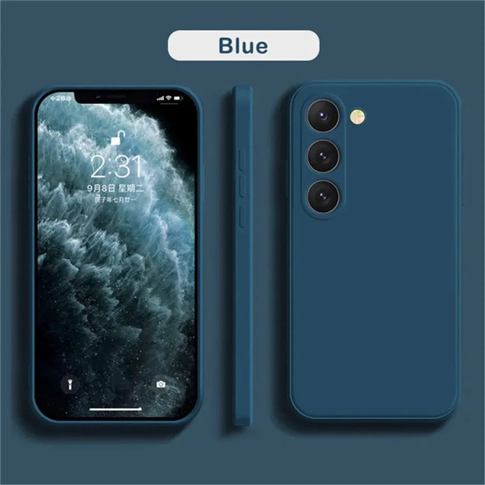 luxury Liquid Silicone Case for Samsung