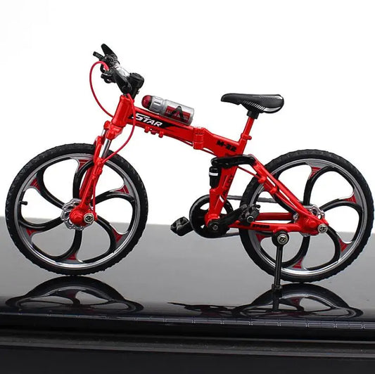 Mini 1:10 Alloy Bicycle Model Diecast Metal Finger Mountain Bike