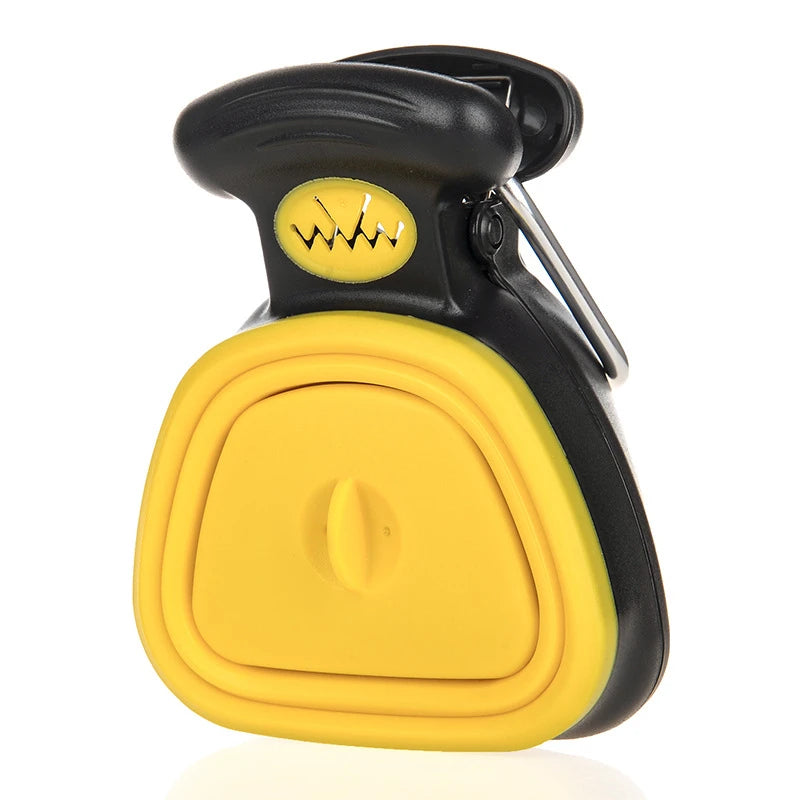 Portable Dog Poop Bag Dispenser & Foldable Pooper Scooper – Hassle-Free Cleanup!