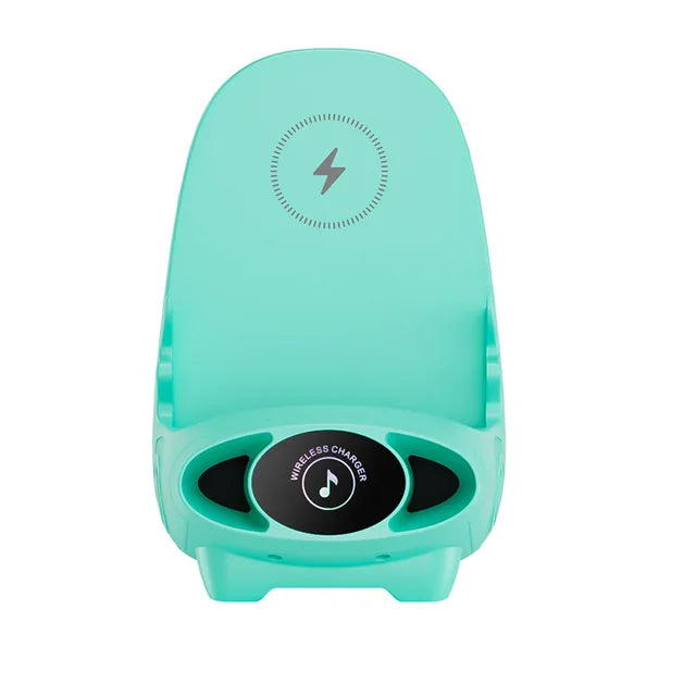 Multi-Function Fast Charge Wireless Mini Chair Phone Stand – Stylish & Practical!